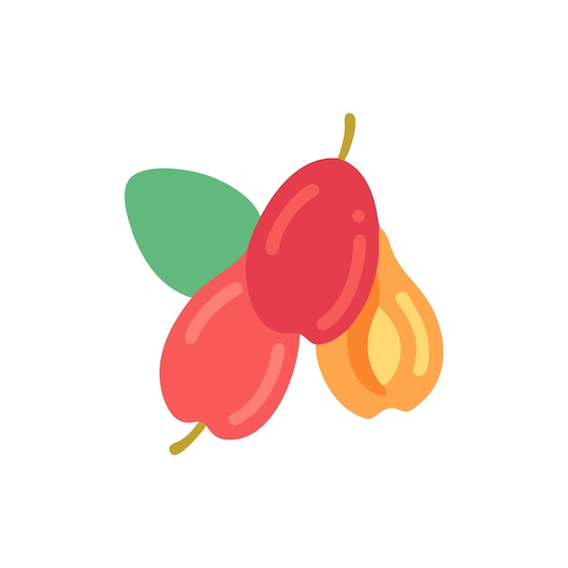 Illustration du concept de fruits frais