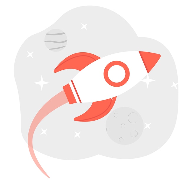 Illustration du concept de fusée