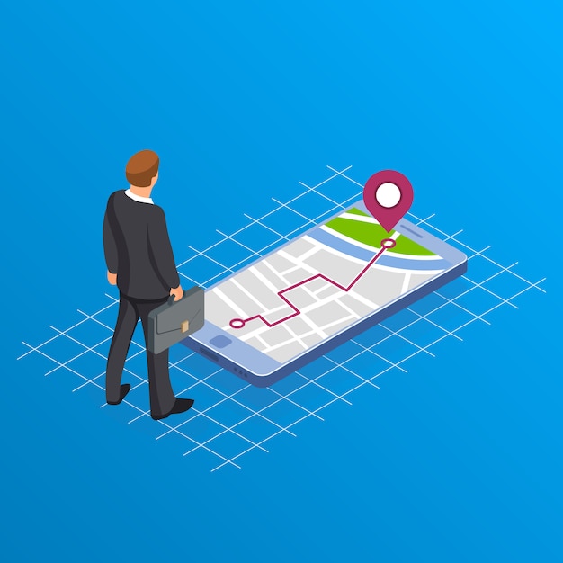 Illustration du concept de navigation