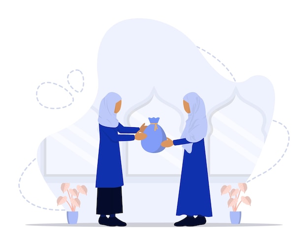 Illustration Du Concept De La Zakat