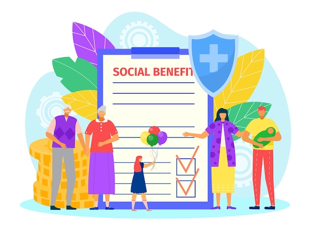 Illustration du document d'avantage social