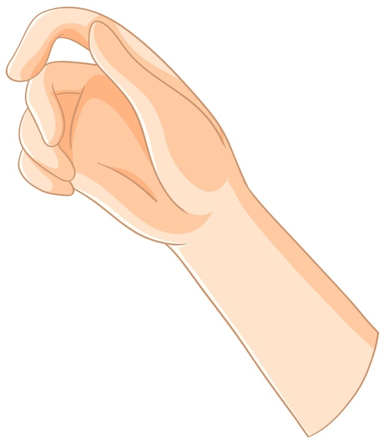 Illustration du geste de la main