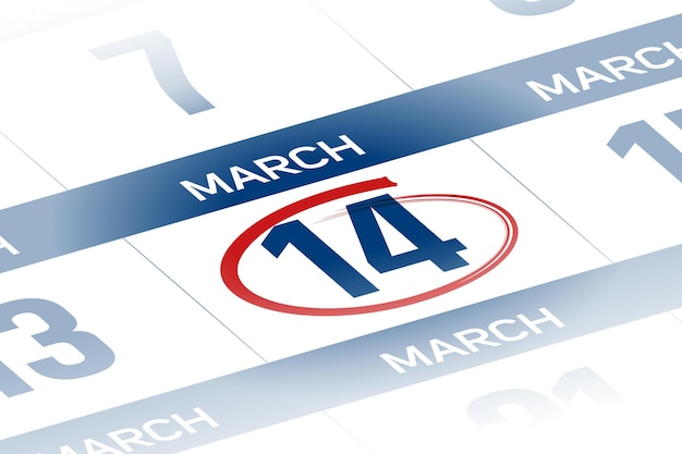 Illustration du jour calendaire du 14 mars 2025