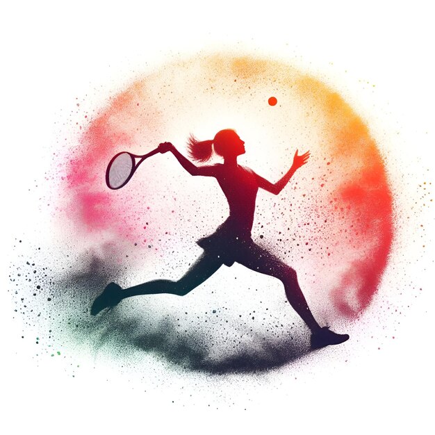 Vecteur illustration du logo du badminton vectoriel