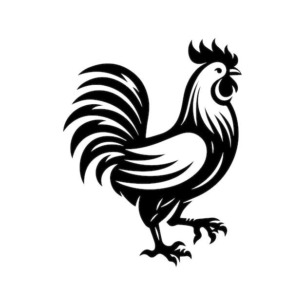 L'illustration Du Logo Du Coq De Poulet.