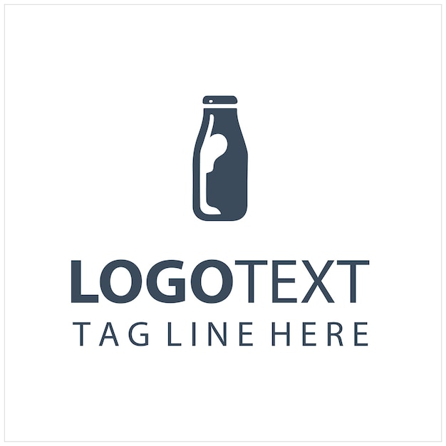 Illustration du logo du lait