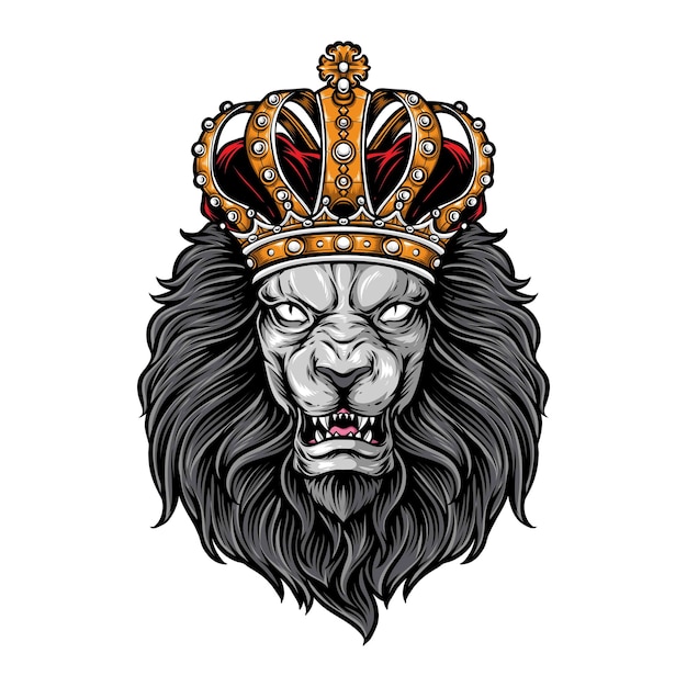 Illustration Du Logo Du Roi Lion