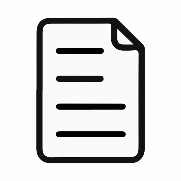 illustration du logo de l'icône du fichier de dossier pour ui
