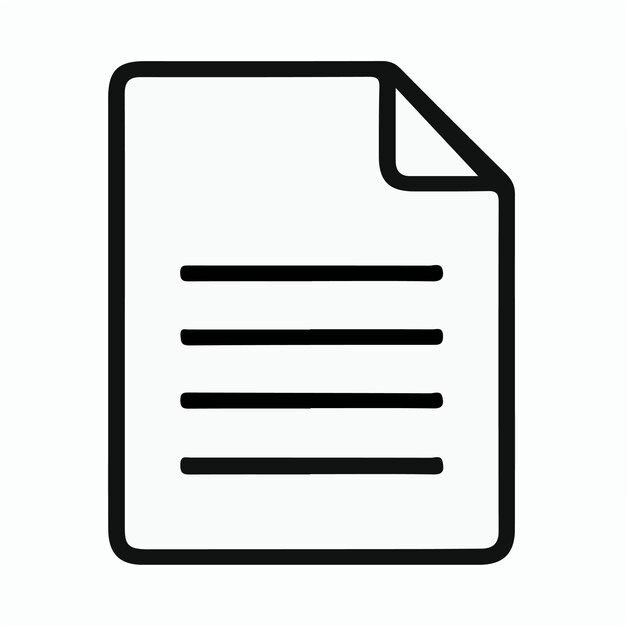 illustration du logo de l'icône du fichier de dossier pour ui