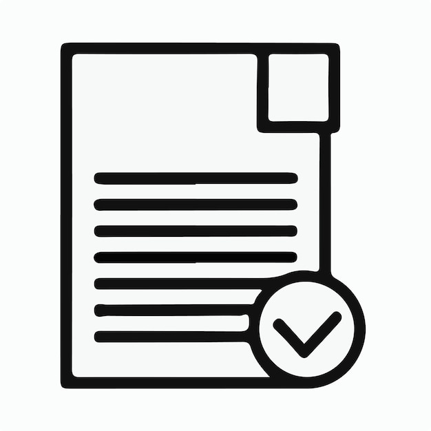 illustration du logo de l'icône du fichier de dossier pour ui