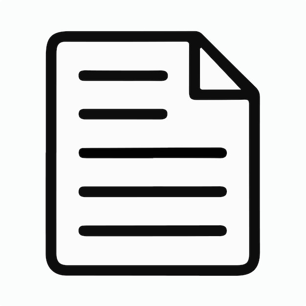 illustration du logo de l'icône du fichier de dossier pour ui