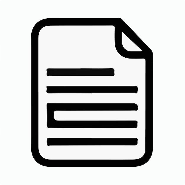 illustration du logo de l'icône du fichier de dossier pour ui