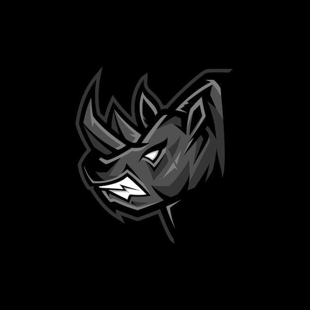 Illustration du logo Rhino Head Esport