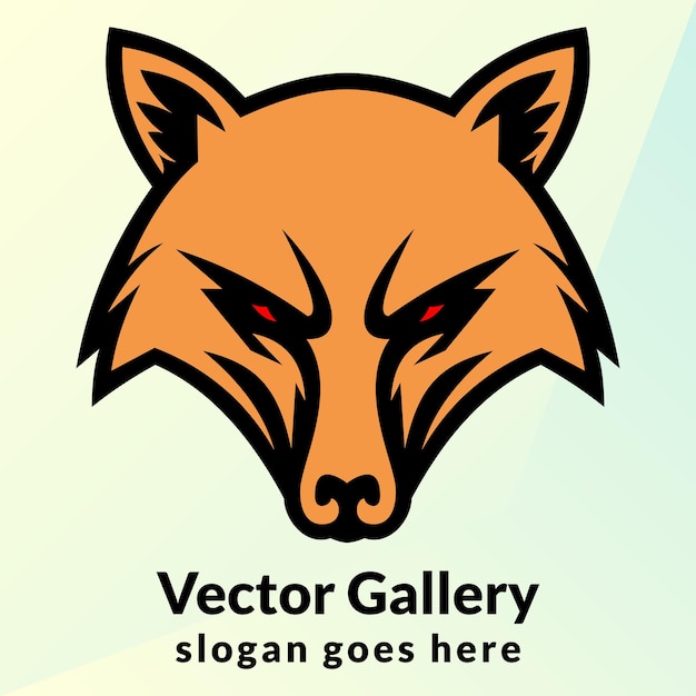 Vecteur illustration du logo vectoriel de fox