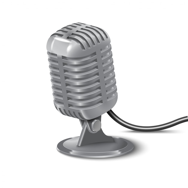 Illustration du microphone Vintage