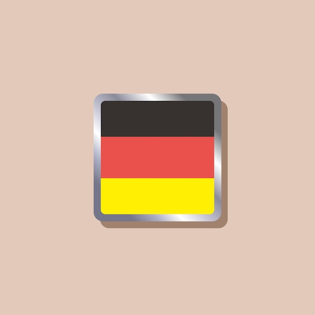 Illustration du modèle de drapeau de l'Allemagne