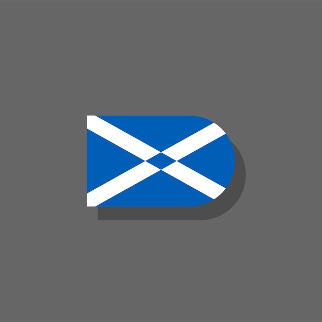 Illustration Du Modèle De Drapeau De L'ecosse