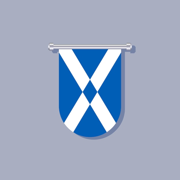 Illustration Du Modèle De Drapeau De L'ecosse