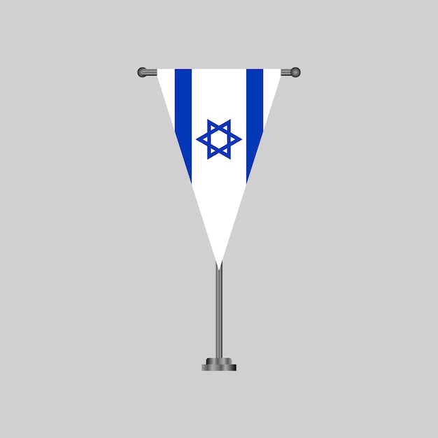 Illustration Du Modèle De Drapeau D'israël