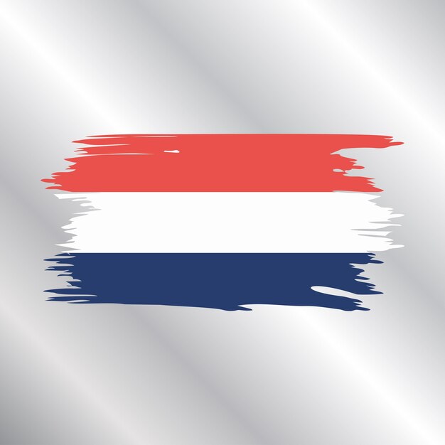 Illustration du modèle de drapeau néerlandais