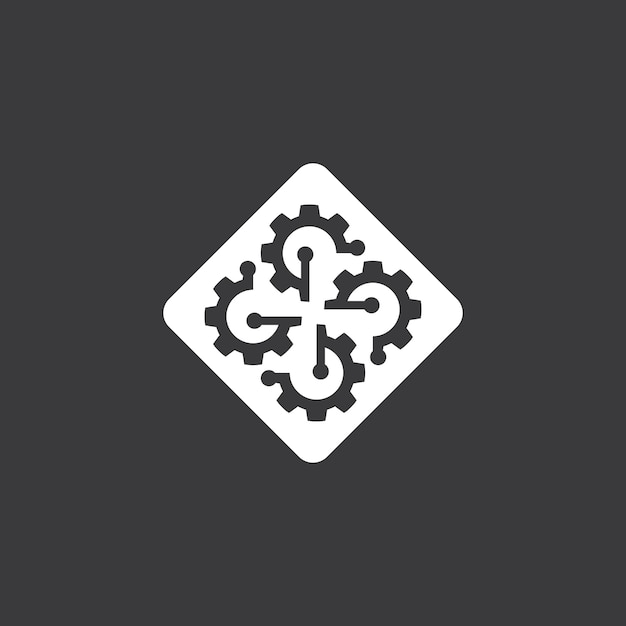 Illustration Du Modèle Vectoriel Du Logo De La Technologie D'entreprise
