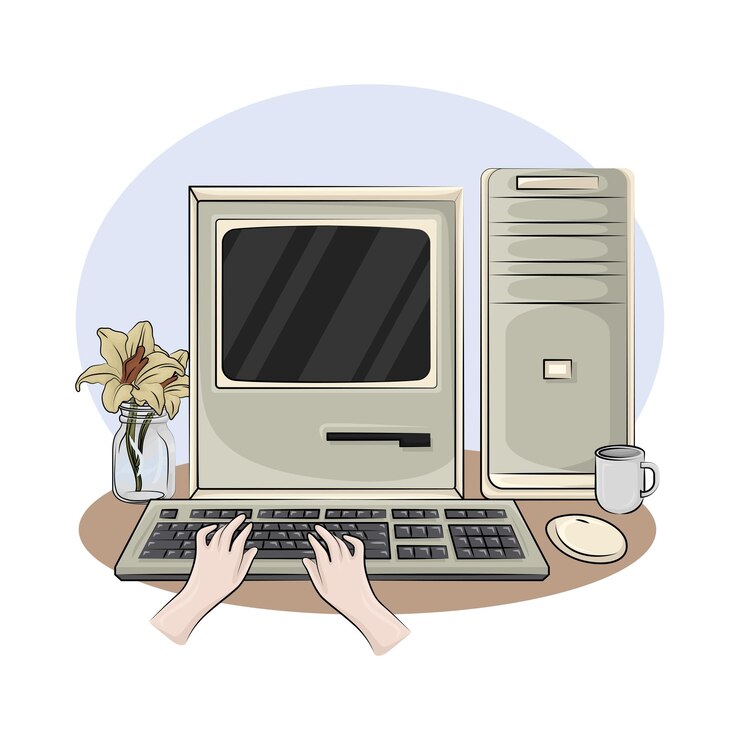 Vecteur illustration du moniteur