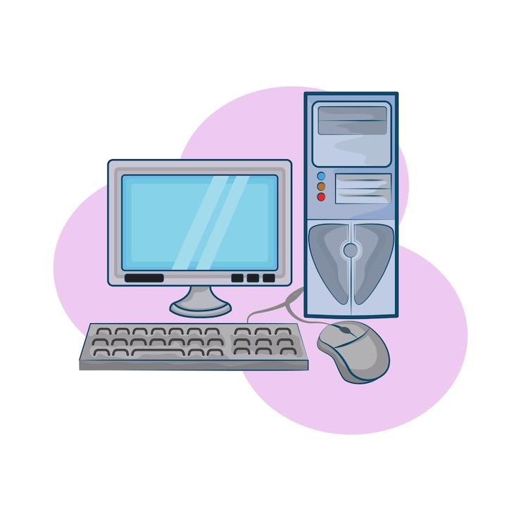 Vecteur illustration du moniteur