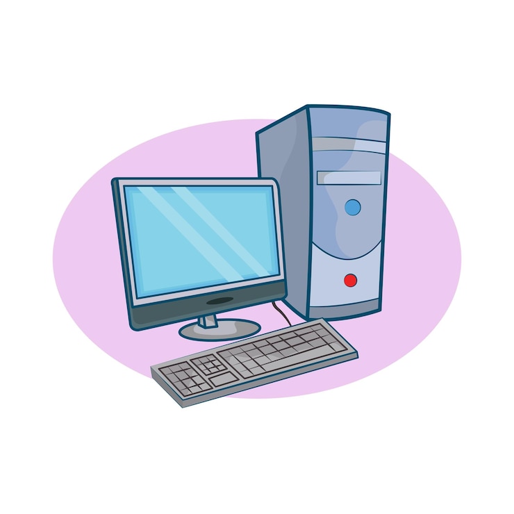 Vecteur illustration du moniteur
