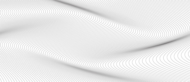 Illustration du motif de lignes noires sur fond blanc