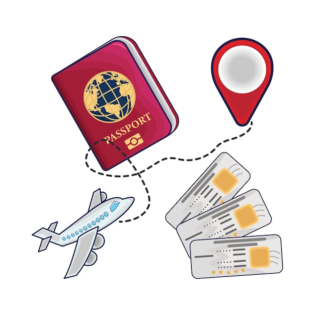 Illustration Du Passeport