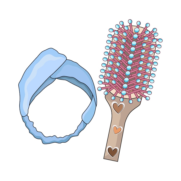Vecteur illustration du peigne