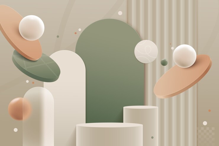 Vecteur illustration du podium dans un style réaliste