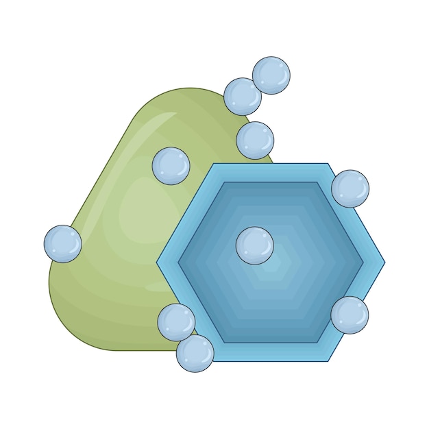 Vecteur illustration du savon