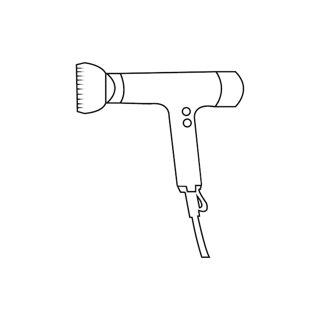 Vecteur illustration du sèche-cheveux