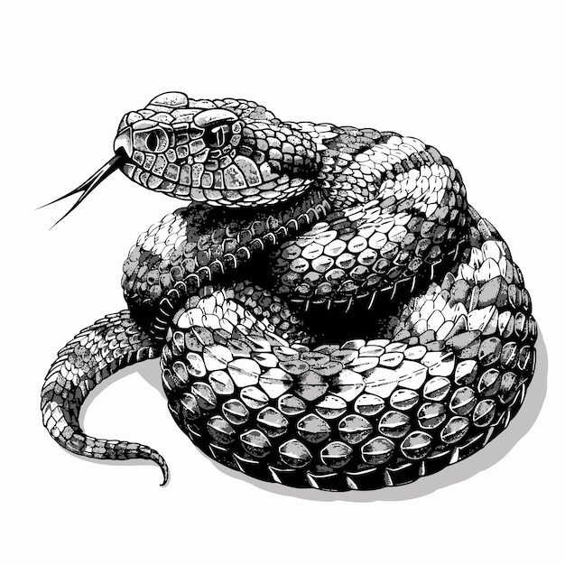 L'illustration du serpent