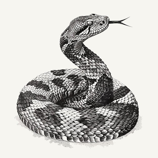 L'illustration du serpent
