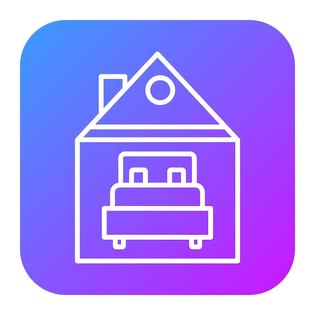 Illustration du vecteur d'accommodation