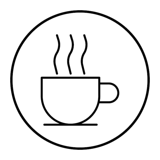 Illustration du vecteur de boisson chaude