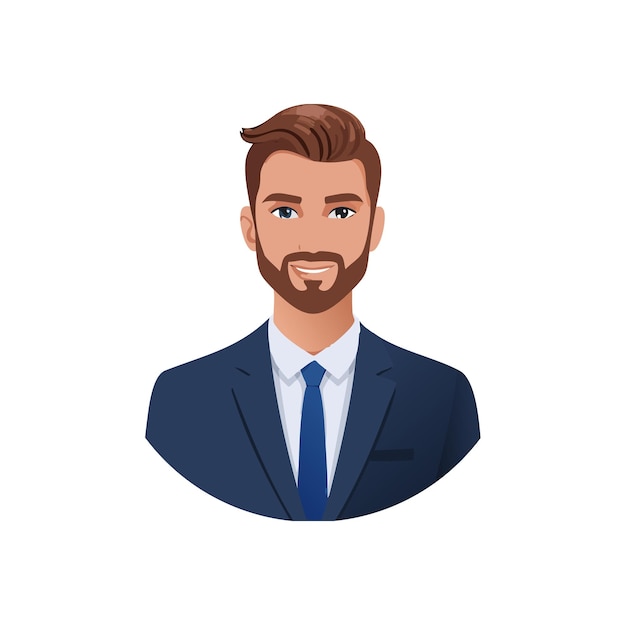 Illustration du vecteur de caractère de l'homme d'affaires