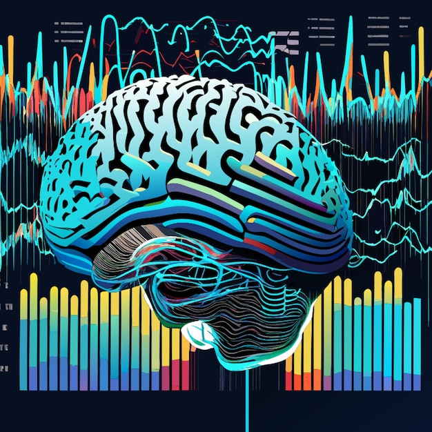 Illustration Du Vecteur De Dépression Des Ondes Cérébrales