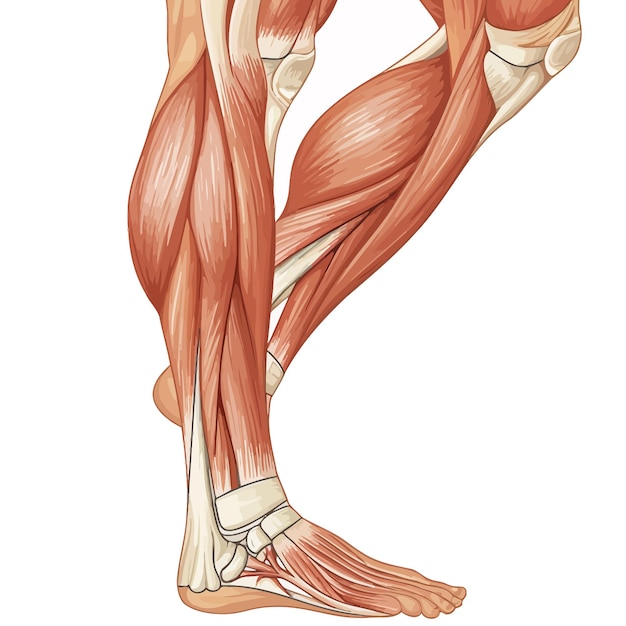 Illustration Du Vecteur Du Muscle De La Jambe