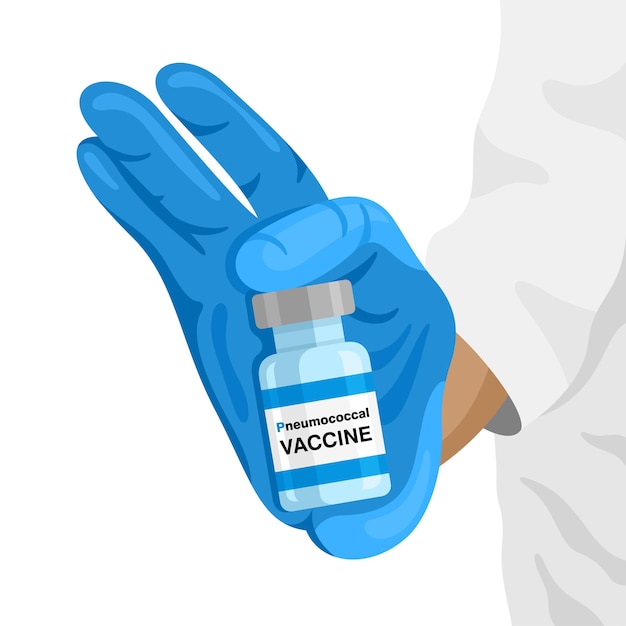 Illustration du vecteur du vaccin contre le pneumocoque