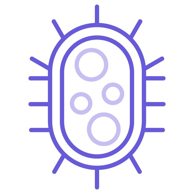 Vecteur illustration du vecteur des microbes