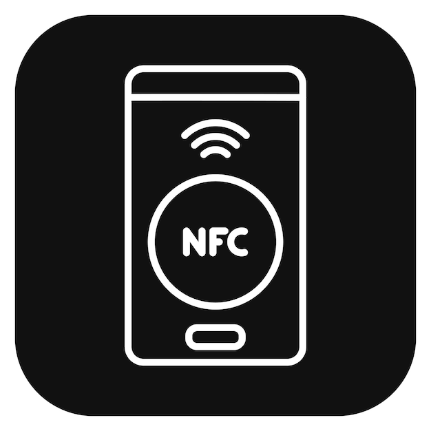 Vecteur illustration du vecteur nfc