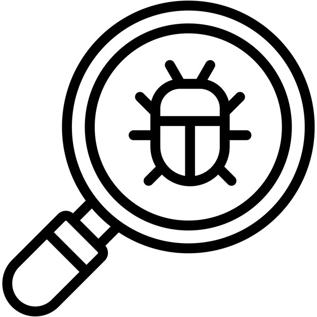 Illustration du vecteur de numérisation des virus