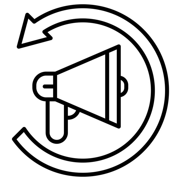 Illustration du vecteur de remarketing