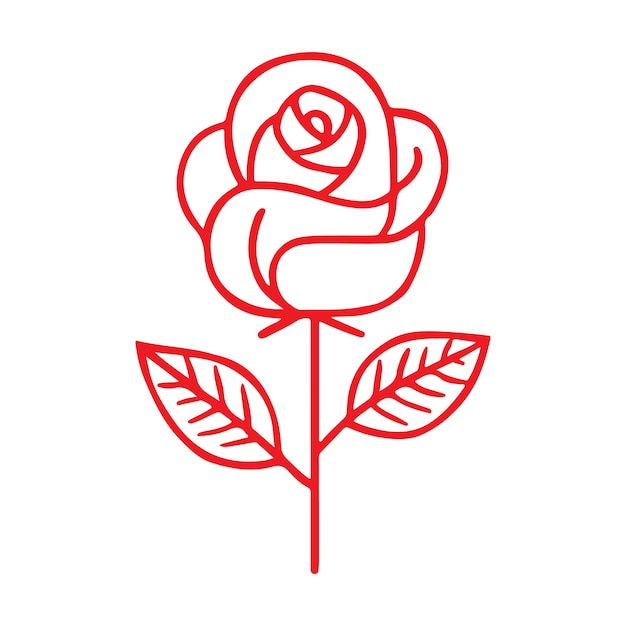 Illustration du vecteur rose
