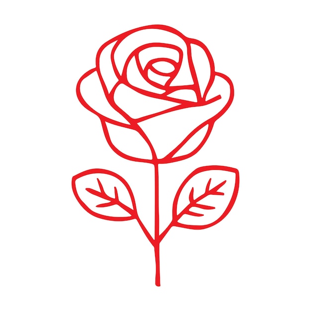 Illustration du vecteur rose