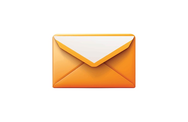 Illustration du vecteur de symbole de l'enveloppe de courrier électronique plate