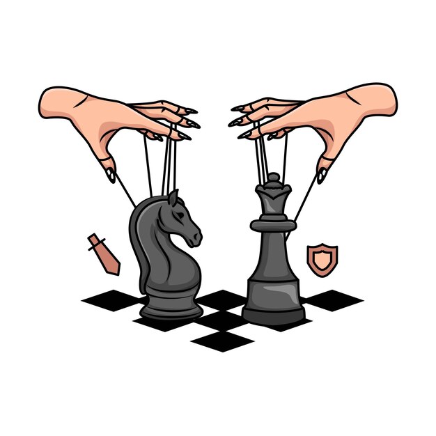 Vecteur illustration des échecs